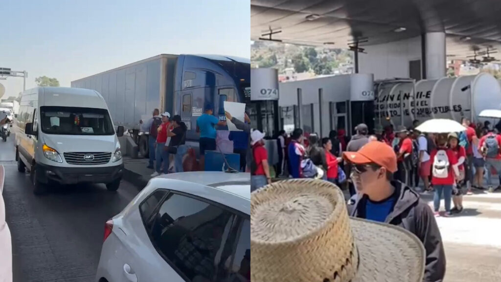 CNTE toma casetas en jornada de protesta nacional; permiten paso libre a automovilistas