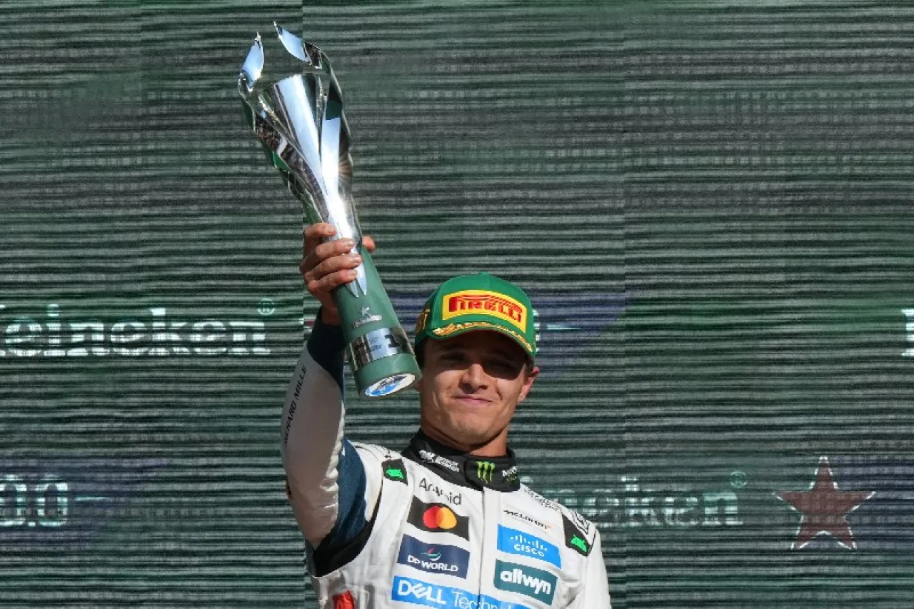 Pelea por el título de la Fórmula 1 llega a Brasil con Lando Norris a la cabeza