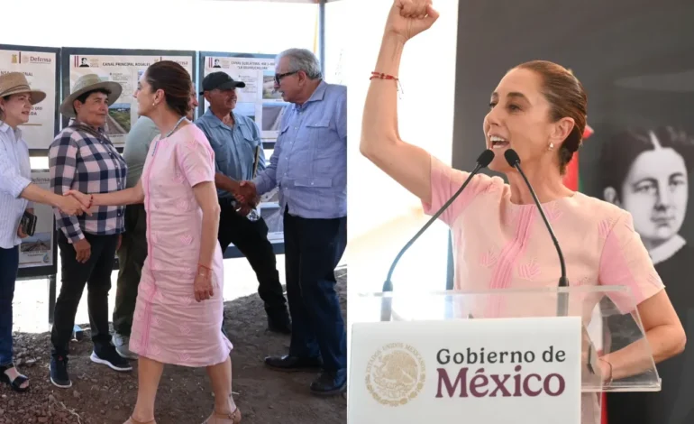 Culiacán avanza: Sheinbaum supervisa obras clave en salud y riego