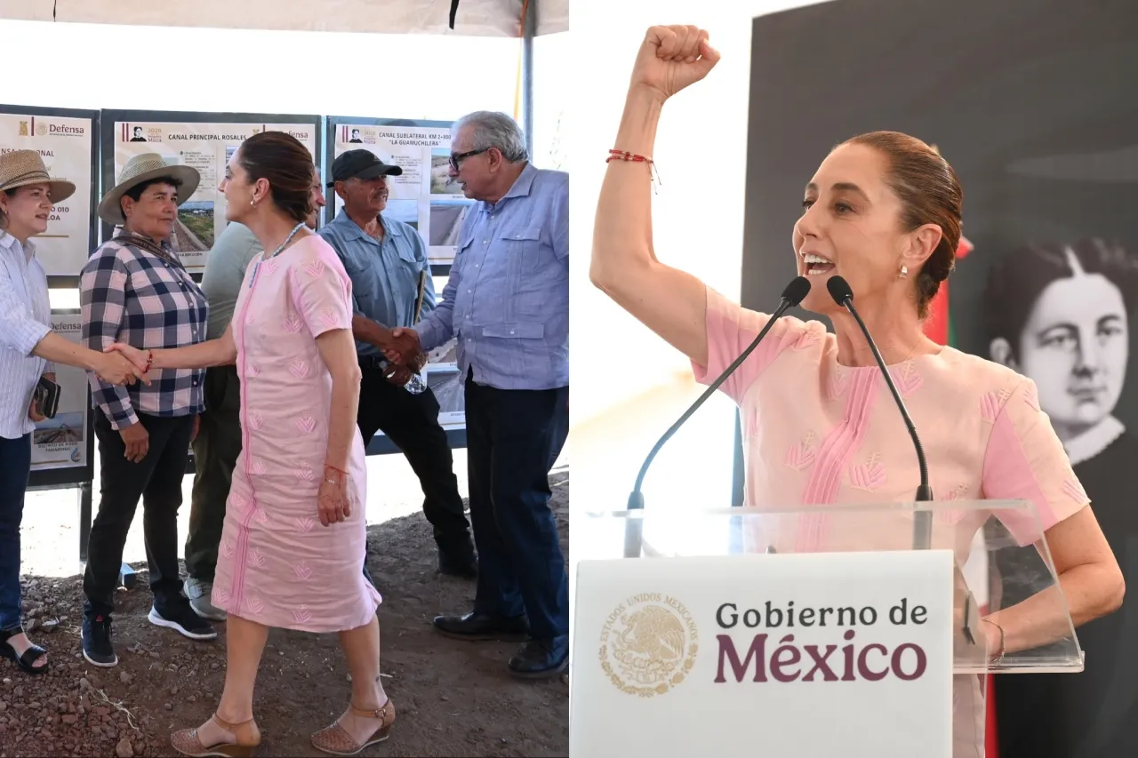 Culiacán avanza: Sheinbaum supervisa obras clave en salud y riego